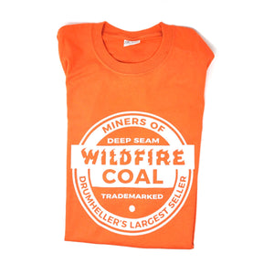 Orange Unisex "Wildfire"  Adult T-Shirt